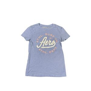 Aeropostale Classic‎ Crew Graphic T-Shirt Surf Co Athletic Department Logo Large